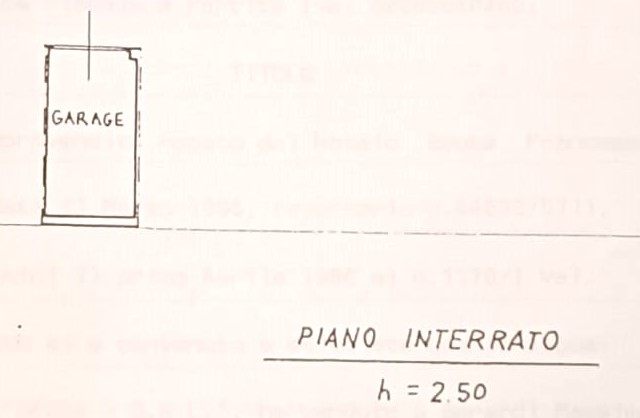 planimetria garage